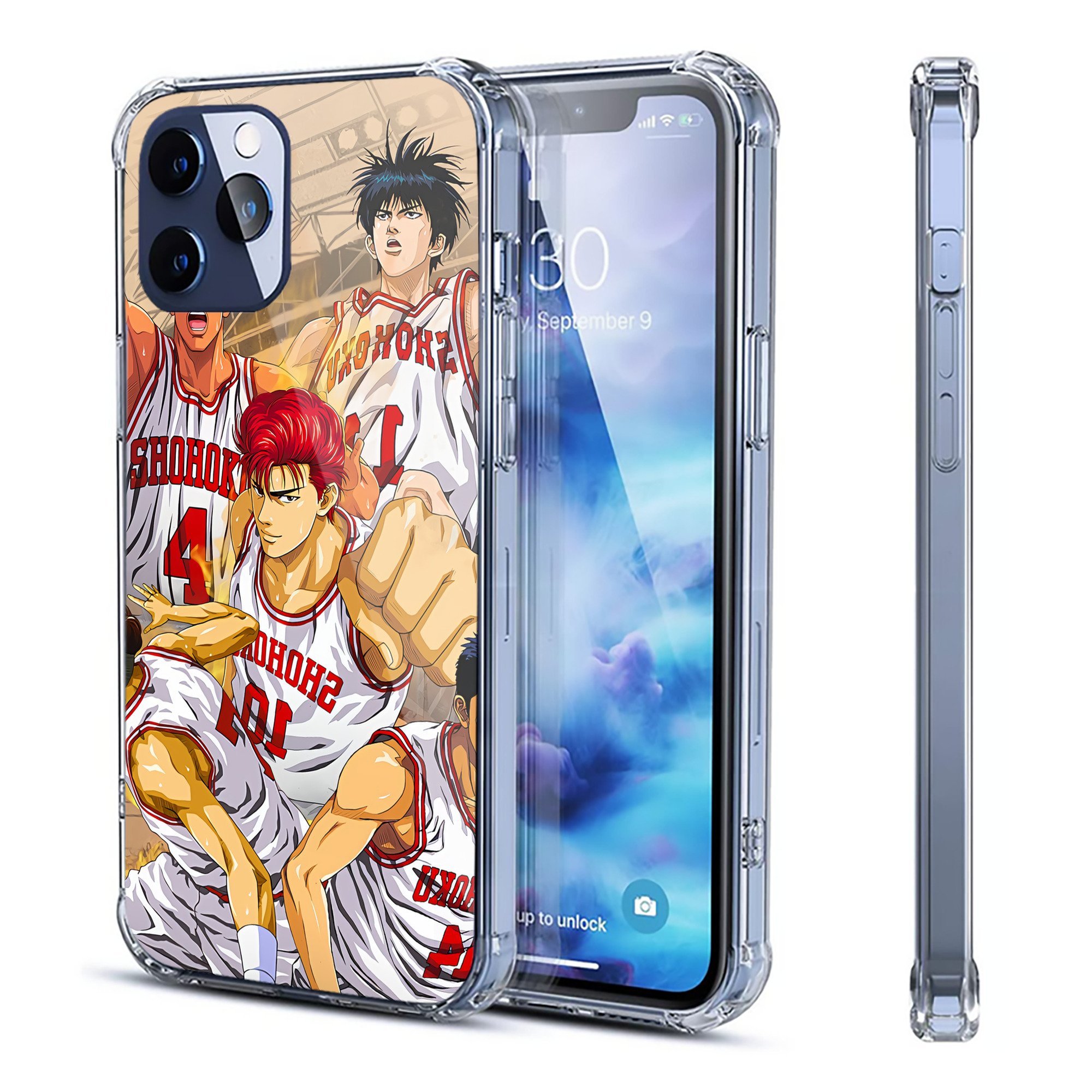 （画像用） SLAM DUNK／スラムダンク 【iPhone 12シリーズ対応】透明スマホケース（クリアソフトケース）
